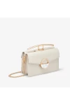 Charles Keith Ladies Casual Metal Buckle Handbag Shoulder Bag Cream